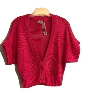 Worthington  Pink Sweater Cardigan Small NWT